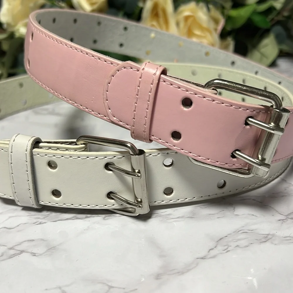 BUNDLE OF 2 GENUINE LEATHER BELTS